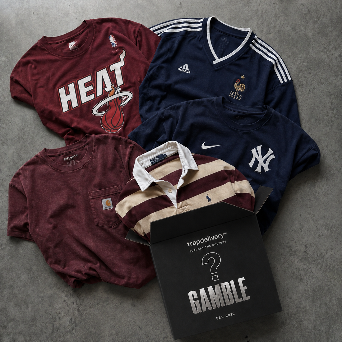 T-SHIRT GAMBLE BOX (3-8 Pieces)